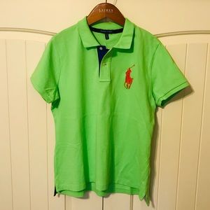 NWT Ralph Lauren Aruba Lime Polo Shirt - Size XL
